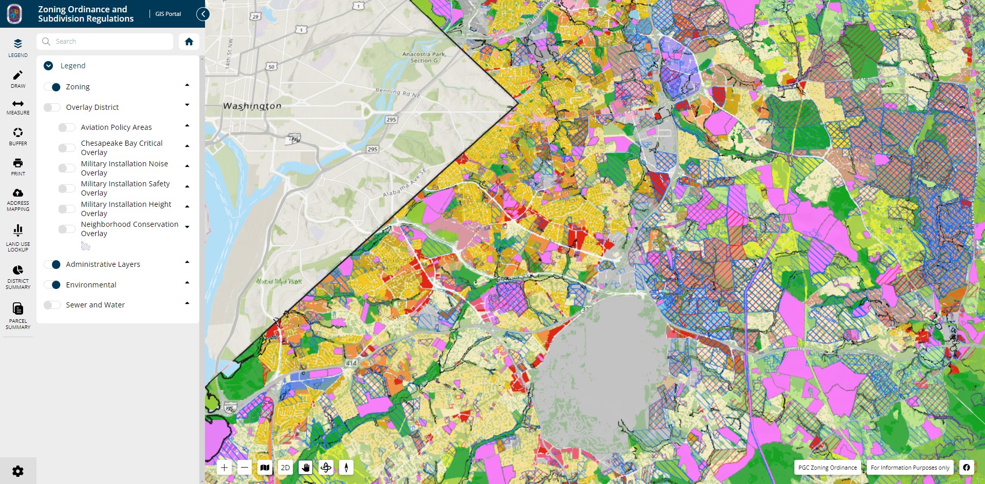 prince georges integrated gis image