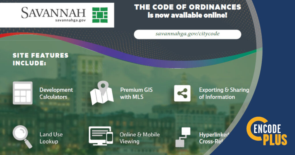 savannah ga Code of Ordinances blog image