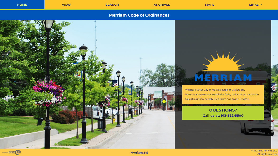 merriam ks code of ordinances